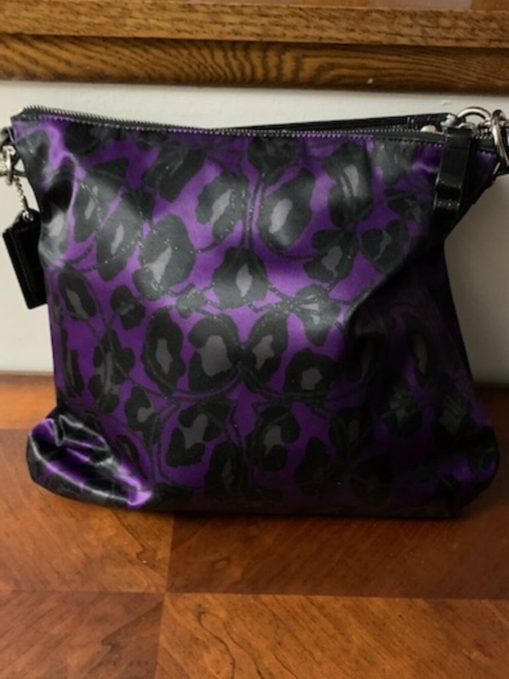 Like New Coach purple Ocelot bag - Picture 3 of 10